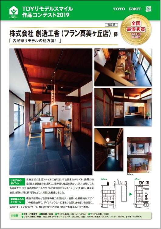 『TOTOリモデルクラブ ＥＸＰＲＥＳＳ』2020年1月号に掲載されました!!